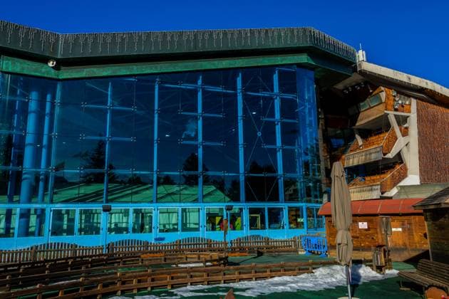 2026 Winter Olympics Venues - Cortina d Ampezzo A view of the Olympic Ice Stadium in Cortina, Italy, on February 4, 2024. The Cortina Olympic Stadium is set to host the curling and wheelchair curling events in the upcoming 2026 Winter Olympics and Paralympic Games. Toblach - Dobbiaco Trentino-Alto Adige Südtirol Italy  Copyright: xManuelxRomanox originalFilename:romano-2026wint240204_npoYN.jpg