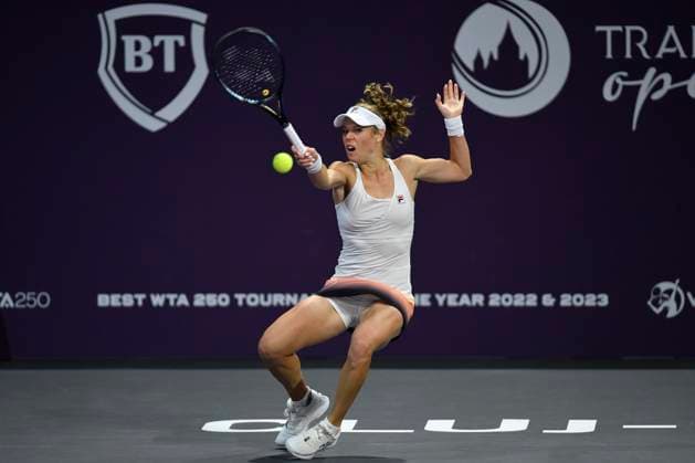 Laura Siegemund V Nuria Parrizas Diaz - Transylvania Open 2024 Round Of 32 Laura Siegemund of Germany in action during her match against Nuria Parrizas Diaz of Spain At The Transylvania Open Qualifying Day 1: Women s WTA, Tennis Damen 250 Tournament In Cluj-Napoca, Romania, On February 5, 2024. Cluj-Napoca Romania  Copyright: xAlexxNicodimx originalFilename:nicodim-notitle240205_npdOm.jpg