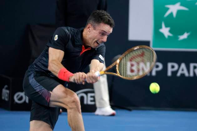 TENNIS OPEN 13 PHOTOPQR LA PROVENCE PENNANT Franck ; Marseille ; 05 02 2024 ; Tennis : OPEN 13 Provence 2024 au Palais des sports de Marseille Match Roberto BAUTISTA AGUT (ESP) (photo) vs Richard GASQUET (FRA) ATP, Tennis Herren Open 13 in Marseille, on February 05, 2024 Marseille Marseille France  Copyright: xPHOTOPQR LAxPROVENCE MAXPPPxPENNANTxFranckx 20240205PVL9115 20240205PVL9115