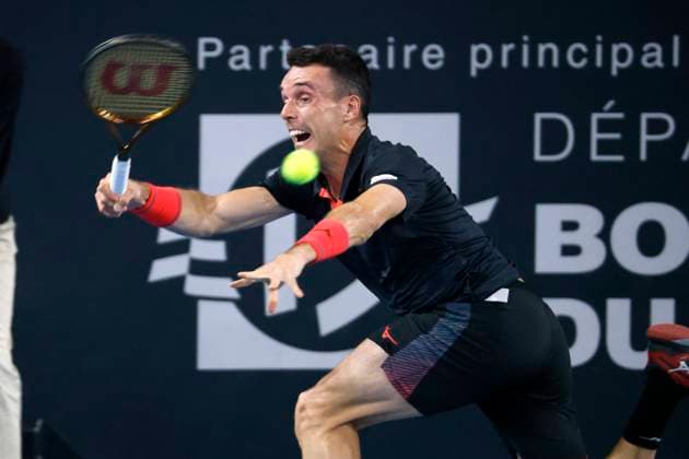 TENNIS OPEN 13 PHOTOPQR LA PROVENCE PENNANT Franck ; Marseille ; 05 02 2024 ; Tennis : OPEN 13 Provence 2024 au Palais des sports de Marseille Match Roberto BAUTISTA AGUT (ESP) (photo) vs Richard GASQUET (FRA) ATP, Tennis Herren Open 13 in Marseille, on February 05, 2024 Marseille Marseille France  Copyright: xPHOTOPQR LAxPROVENCE MAXPPPxPENNANTxFranckx 20240205PVL9119 20240205PVL9119