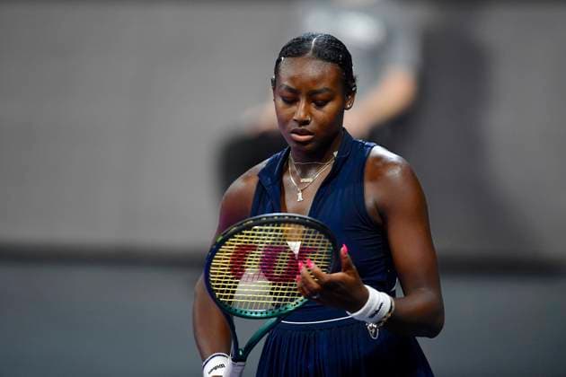 Alycia Parks v Ana Bogdan - Transylvania Open 2024 Round Of 32 Alycia Parks is in action during her game against Ana Bogdan at the Transylvania Open 2024 Round of 32 Women s WTA, Tennis Damen 250 tournament in Cluj-Napoca, Romania, on February 5, 2024. Cluj-Napoca Romania  Copyright: xAlexxNicodimx originalFilename:nicodim-notitle240205_npuFV.jpg