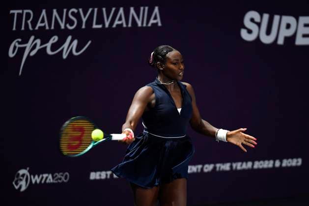 Alycia Parks v Ana Bogdan - Transylvania Open 2024 Round Of 32 Alycia Parks of USA in action during her game against Ana Bogdan of Romania At The Transylvania Open 2024 Round Of 32 Women s WTA, Tennis Damen 250 Tournament In Cluj-Napoca, Romania, On February 5, 2024. Cluj-Napoca Romania  Copyright: xAlexxNicodimx originalFilename:nicodim-notitle240205_npXwe.jpg