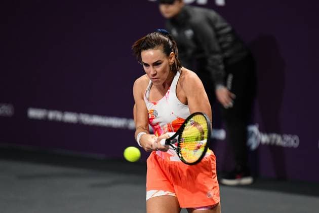 Transylvania Open 2024 Nuria Parrizas Diaz of Spain is in action during her match against Laura Siegemund of Germany on Day 1 of the Transylvania Open WTA250 Tournament, held in BT Arena, Cluj-Napoca, Romania, on February 5, 2024. Cluj-Napoca Romania  Copyright: xFlaviuxBuboix originalFilename:buboi-notitle240205_np0wz.jpg