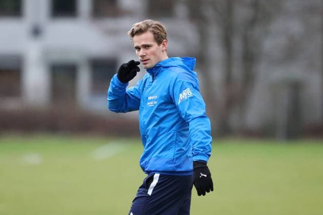 Braunschweig Training Braunschweig, 06 02 2024, FUßBALL Eintracht Braunschweig, 2 BL, Season 2023 24, Training, Hampus Finndell Eintracht Braunschweig Braunschweig