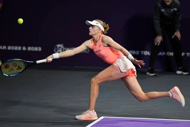 Harriet Dart V Anna Bondar - Transylvania Open 2024 Round Of 32 Harriet Dart of Great Britain in action during her game against Anna Bondar of Hungary At The Transylvania Open 2024 Round Of 32 Women s WTA, Tennis Damen 250 Tournament In Cluj-Napoca, Romania, On February 6, 2024. Cluj-Napoca Romania  Copyright: xAlexxNicodimx originalFilename:nicodim-notitle240206_npMdK.jpg