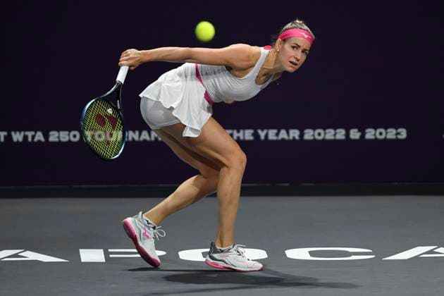 Harriet Dart V Anna Bondar - Transylvania Open 2024 Round Of 32 Anna Bondar of Hungary in action during her game against Harriet Dart of Great Britain At The Transylvania Open 2024 Round Of 32 Women s WTA, Tennis Damen 250 Tournament In Cluj-Napoca, Romania, On February 6, 2024. Cluj-Napoca Romania  Copyright: xAlexxNicodimx originalFilename:nicodim-notitle240206_npW5r.jpg