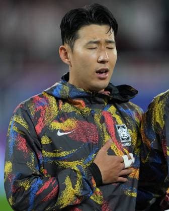 DOHA, QATAR - FEBRUARY 06: Son Heung-min of South Korea during the AFC Asian Cup semi final match between Jordan and South Korea at Ahmad Bin Ali Stadium on February 06, 2024 in Doha, Qatar Jordan v South Korea: Semi Final - AFC Asian Cup Copyright: xSebastianxFrejx