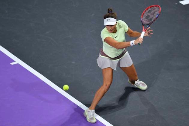 Zhuoxuan Bai - Tatjana Maria - Transylvania Open 2024 Round Of 32 Tatjana Maria of Germany in action during her game against Zhuoxuan Bai of China At The Transylvania Open 2024 Round Of 32 Women s WTA, Tennis Damen 250 Tournament In Cluj-Napoca, Romania, On February 6, 2024. Cluj-Napoca Romania  Copyright: xAlexxNicodimx originalFilename:nicodim-notitle240206_npsoT.jpg