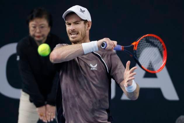 TENNIS OPEN 13 PHOTOPQR LA PROVENCE PENNANT Franck ; Marseille ; 06 02 2024 ; Tennis : OPEN 13 Provence 2024 au Palais des sports de Marseille Match Tomas MACHAC (CZE) vs Andy MURRAY (GBR) (photo) ATP, Tennis Herren Open 13 in Marseille, on February 06, 2024 Marseille Marseille France  Copyright: xPHOTOPQR LAxPROVENCE MAXPPPxPENNANTxFranckx 20240206PVL0591 20240206PVL0591