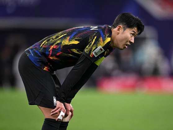 FOOTBALL AFC Asian Cup semi-final in Doha Jordan South Korea 06 02 2024 Disappointment South Korea Son Heung Min