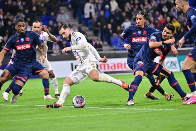 Football, Coupe de France, Olympique Lyon - OSC Lille