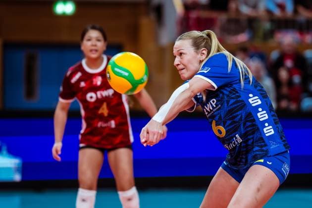 CEV Champions League SC Potsdam Allianz MTV Stuttgart 07 02 2024 CEV Champions League SC Potsdam Allianz MTV Stuttgart 07 02 2024 Copyright: xBEAUTIFULxSPORTS NicolxMarschallx