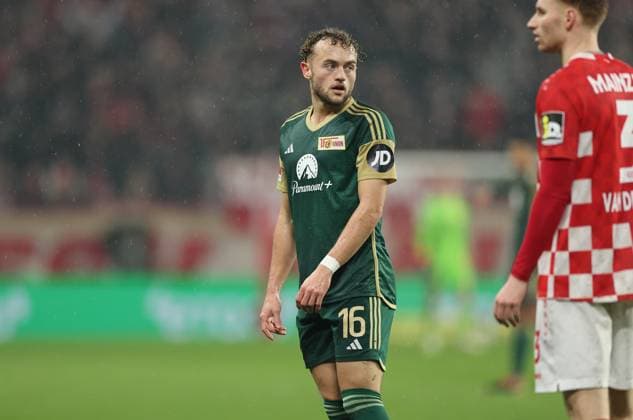 07 02 2024, Soccer Bundesliga, 1 FSV Mainz 05 1 FC Union Berlin, emonline, emspor, v l , Benedict Hollerbach 1 FC Union Berlin DFL DFB REGULATIONS PROHIBIT ANY USE OF PHOTOGRAPHS AS IMAGE SEQUENCES AND OR QUASI VIDEO xdcx Copyright: HMBxMedia Claus