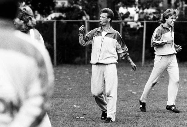 Onderwerp Subject: Ajax training Club Team Country: Ajax Seizoen Season: 1988 1989 FOTO PHOTO: Ajax s coach Louis VAN GAAL (C) and Rob WITSCHGE (R) Trefwoorden Keywords: 01 02 $10 AMSTERDAM NLD Content not available for redistribution in The Netherlands directly or indirectly through any third parties. Copyright: xBSRxAgencyx training Club Team Country: Ajax Seizoen Season: 1988 1989 FOTO PHOTO: Ajax s coach Louis VAN GAAL (C) and Rob WITSCHGE (R) Trefwoorden Keywords: 01 02 $10 AMSTERDAM NLD Content not available for redistribution in The Netherlands directly or indirectly through any third parties. Copyright: xCorxMooijx xPUx xBSRxAgencyx 88100802A006830 EDITORIAL USE ONLY