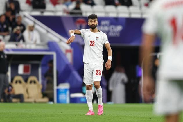 Ramin Rezaeian (IRN), FEBRUARY 7, 2024 - Football Soccer : AFC Asian Cup Qatar 2023 Semi finals match between Iran 2-3 Qatar at the Al thumama Stadium in Doha, Qatar. Noxthirdxpartyxsales  (243225678)