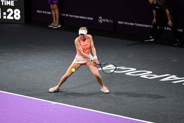 Sport Bilder des Tages WTA250 Tournament: Transylvania Open 05-11 February 2024, Cluj-Napoca WTA250 Tournament: Transylvania Open, round of 15, Day 4. BT Arena, Cluj-Napoca, 08 February 2024 Copyright: xAncaxTepeix