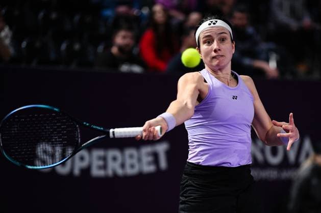 Transylvania Open 2024 Anastasija Sevastova of Latvia is in action during her match against Elina Avanesyan in the round of 16 at the Transylvania Open, a WTA250 tournament, in Cluj-Napoca, Romania, on February 8, 2024. Cluj-Napoca Romania  Copyright: xFlaviuxBuboix originalFilename:buboi-notitle240208_npyuZ.jpg