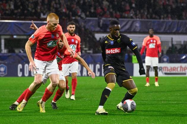 Football, Coupe de France, FC Rouen - AS Monaco