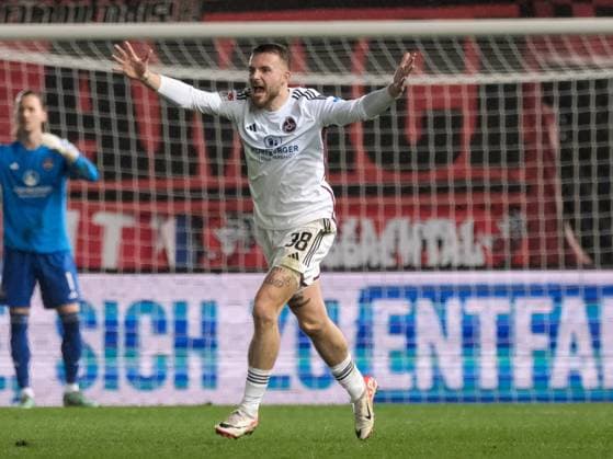 Jannes Horn 1 FC Nuernberg, 38 is angry, GER, SV Wehen Wiesbaden vs 1 FC Nuernberg, Football, 2 Bundesliga, Matchday 21, Season 2023 2024, 09 02 2024 DFL REGULATIONS PROHIBIT ANY USE OF PHOTOGRAPHS AS IMAGE SEQUENCES AND OR QUASI VIDEO GER, SV Wehen Wiesbaden vs 1 FC Nuernberg, Football, 2 Bundesliga, Matchday 21, Season 2023 2024, 09 02 2024 Wiesbaden Copyright: xEibner-Pressefoto FlorianxWieganx EP_FWD