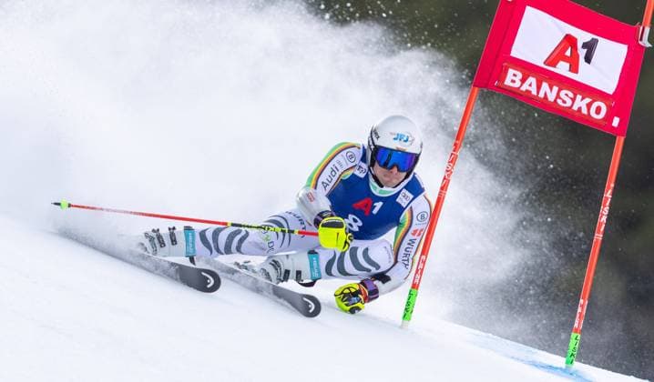 Bilder des Jahres 2024, Sport 02 Feburar Sport Themen der Woche KW06 ALPINE SKIING - FIS WC Bansko BANSKO,BULGARIA,10.FEB.24 - ALPINE SKIING - FIS World Cup, giant slalom, men. Image shows Alexander Schmid (GER).  GEPAxpictures xHaraldxSteiner