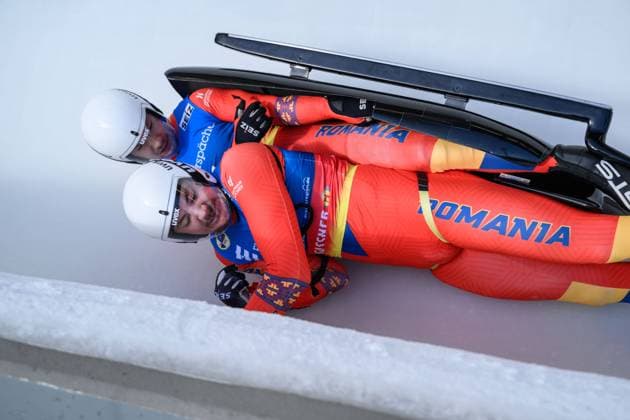 Bilder des Jahres 2024, Sport 02 Feburar Sport Themen der Woche KW06 Sport Bilder des Tages ROU, Handaric, Tudor-Stefan und Motzca, Sebastian GER, 6. Eberspaecher Rennrodel Weltcup, Rennrodeln, Oberhof, Saison 2023 2024, 10.02.24 - 11.02.2024 GER, 6. Eberspaecher Rennrodel Weltcup, Rennrodeln, Oberhof, Saison 2023 2024, 10.02.24 - 11.02.2024 Oberhof *** ROU, Handaric, Tudor Stefan and Motzca, Sebastian GER, 6 Eberspaecher Luge World Cup, Luge, Oberhof, 2023 2024 season, 10 02 24 11 02 2024 GER, 6 Eberspaecher Luge World Cup, Luge, Oberhof, 2023 2024 season, 10 02 24 11 02 2024 Oberhof Copyright: xEibner-Pressefoto MartinxHerbstx EP_MHT