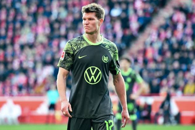 Berlin, Germany. February 10 2024: Kevin Behrens (17) of VfL Wolfsburg during the game Bundesliga - 1.FC Union Berlin v VfL Wolfsburg - An Der Alten Foersterei. Berlin, Germany. (Ryan Sleiman SPP) Copyright: xRyanxSleimanx SPPx spp-en-RySls-Bundesliga - 1.FC Union Berlin v VfL Wolfsburg - An Der Alten Foersterei_00219