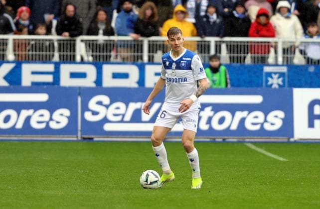 RECORD DATE NOT STATED (Auxerre) Paul Joly Football : Auxerre vs Angers - Ligue 2 - 10 02 2024 StephanieGrossetete Panoramic 