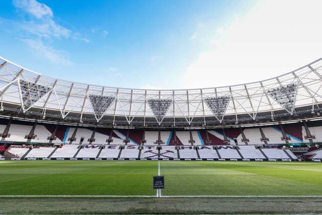 11th February 2024; London Stadium, London, England; Premier League Football, West Ham United versus Arsenal; General view of the London Stadium before fans arrive  ActionPlus12608027 ShaunxBrooks