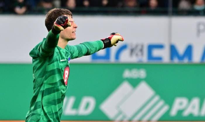 21 02 2024 Soccer Season 2023 2024 2 Soccer Bundesliga 21 Matchday SpVgg Greuther Fürth Kleeblatt Hertha BSC Berlin Sportfoto Zink MeZi xmexzix DFL regulations prohibit any use of photographs as image sequences and or quasi video only for editorial use Jubel Freude nach Spielende Tjark Ernst 12, Hertha BSC Berlin
