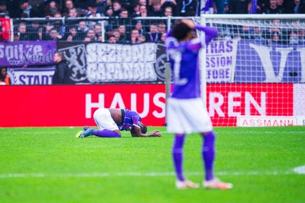 11 02 2024 Soccer, 2023 2024, 2 Bundesliga, 21 Matchday, VfL Osnabrück FC Hansa Rostock L R Maxwell Gyamfi Osnabrück , Noel Niemann Osnabrück DFL REGULATIONS PROHIBIT ANY USE OF PHOTOGRAPHS AS IMAGE SEQUENCES AND OR QUASI VIDEO