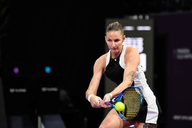 Transylvania Open 2024 Karolina Pliskova of the Czech Republic is in action during her match against Ana Bogdan of Romania in the singles final of the Transylvania Open, a WTA250 Tournament, at BT Arena in Cluj-Napoca, Romania, on February 11, 2024. Cluj-Napoca Romania  Copyright: xFlaviuxBuboix originalFilename:buboi-notitle240211_npEIg.jpg
