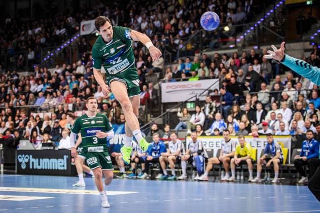 Nemanja Zelenovic HSG Wetzlar, 42 TVB Stuttgart HSG Wetzlar, Sport, Handball, 2023 2024, Liqui Moly Handball Bundesliga, 11 02 2024, Stuttgart Porsche Arena , DEU TVB Stuttgart HSG Wetzlar, 11 02 2024, Stuttgart Porsche Arena , DEU Stuttgart Copyright: xSandyxDinkelackerx EP_SDR