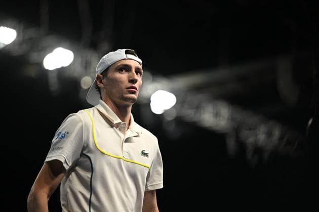 Open 13 Provence - Marseille Ugo Humbert (FRA) wins the final round match at the Open 13 Provence in Marseille, on February, 11, 2024. Photo by Corinne Dubreuil ABACAPRESS.COM Marseille France  Copyright: xDubreuilxCorinne ABACAx