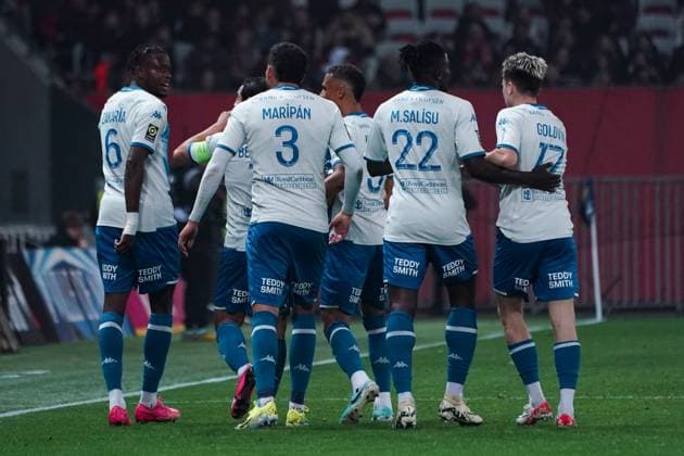 Joie - Denis Zakaria (AS Monaco) FOOTBALL : OGC Nice vs AS Monaco - Ligue 1 Uber Eats - Nice - 11 02 2024 NorbertScanella Panoramic 