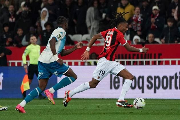 Khephren Thuram (OGC Nice) FOOTBALL : OGC Nice vs AS Monaco - Ligue 1 Uber Eats - Nice - 11 02 2024 NorbertScanella Panoramic 