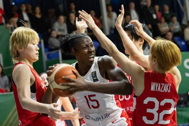 Basketball, Women, Olympic Qualifier, Canada - Japan