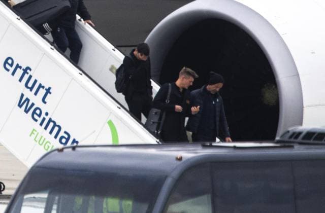 REAL MADRID LANDS AT ERFURT WEIMAR AIRPORT FOR EDITORIAL PURPOSES ONLY p 12 02 2024 Erfurt One of the best football teams in the world at the moment, Real Madrid, landed at Erfurt Weimar Airport at 11 Copyright: SaschaxFromm doc7u3z7cltbwzb5zpu72o ,EDITORIAL USE ONLY Copyright: SaschaxFromm
