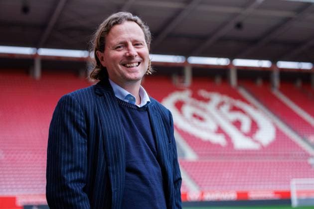 Presentation of BO HENRIKSEN as new head coach of 1 FSV Mainz 05, Mainz, 13 02 2024 Bo Henriksen 1 FSV Mainz 05, head coach at the MEWA Arena Press conference, Presentation of BO HENRIKSEN as new head coach of 1 FSV Mainz 05, MEWA Arena Mainz, 13 02 2024 Copyright: xBEAUTIFULxSPORTS Hahnex