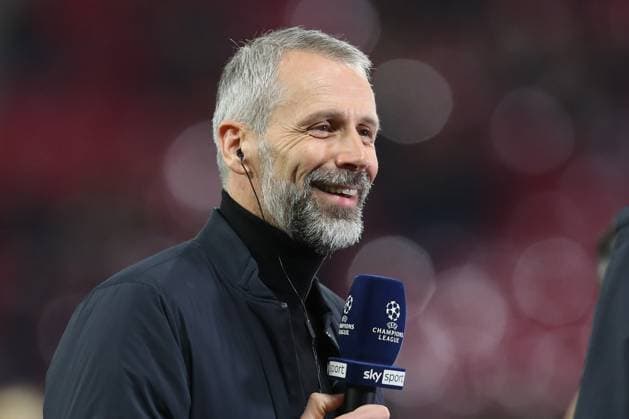 13 02 2024, xtgx, Football UEFA Champions League 1 8 Final, RB Leipzig Real Madrid emspor, v l Marco Rose Leipzig, Coach Portrait, Portraet, single image laughs, smiles, positive, satisfied DFL DFB REGULATIONS PROHIBIT ANY USE OF PHOTOGRAPHS as IMAGE SEQUENCES and or QUASI VIDEO Leipzig