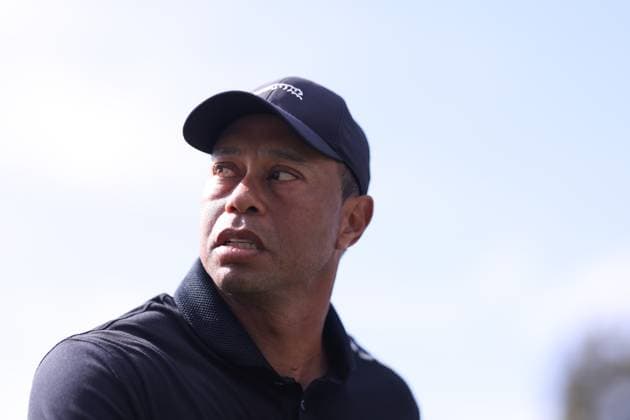 Golf, The Genesis Invitational in Pacific Palisades, training with Tiger Woods