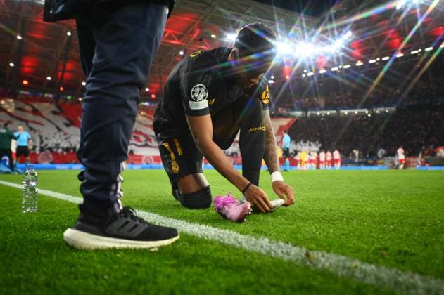 Leipzig, GERMANY - 13.02.24: Rodrygo, The match of match UEFA Champion League RB Leipzig vs Real Madrid at Red Bull Arena  Copyright: xVITALIIxKLIUIEVx