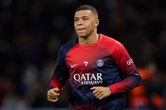 Paris Saint-Germain v Real Sociedad: Round of 16 Leg One - UEFA Champions League 2023 2024 Kylian Mbappe of Paris Saint-Germain looks on prior the UEFA Champions League match between Paris Saint-Germain and Real Sociedad at Parc des Princes on February 14, 2024, in Paris, France. Paris Parc des Princes Paris France RL_PSGvRSO_021 Copyright: xRicardoxLarreinax