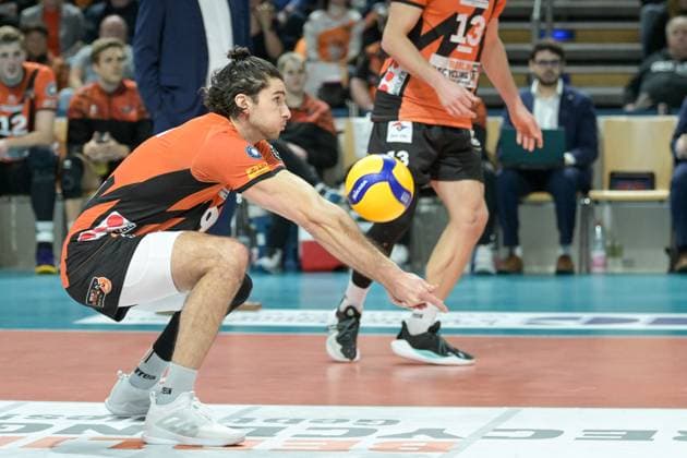 Berlin, Germany 14 February 2024 1 VBL 2023 2024 Berlin Recycling Volleys vs FT 1844 Freiburg In the picture Copyright: xFotostandx xReuhlx