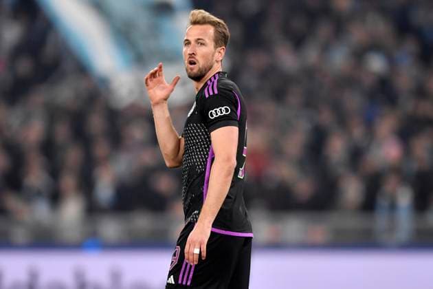 Harry Kane of Bayern Munchen during the Champions League football match between SS Lazio and FC Bayern Munchen at Olimpico stadium in Rome (Italy), February 14th, 2024. AntoniettaxBaldassarre