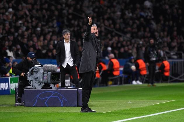 Luis Enrique Martinez ( coach PSG ) during the UEFA Champions League match between PSG and Real Sociedad at Parc Des Princes on February 14, 2024 in Paris, France. ( Photo by federico pestellini panoramic ) - FOOTBALL : Paris Saint Germain vs Real Sociedad - Ligue des Champions - 14 02 2024 FedericoPestellini Panoramic 