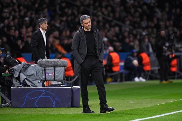 Luis Enrique Martinez ( coach PSG ) during the UEFA Champions League match between PSG and Real Sociedad at Parc Des Princes on February 14, 2024 in Paris, France. ( Photo by federico pestellini panoramic ) - FOOTBALL : Paris Saint Germain vs Real Sociedad - Ligue des Champions - 14 02 2024 FedericoPestellini Panoramic 