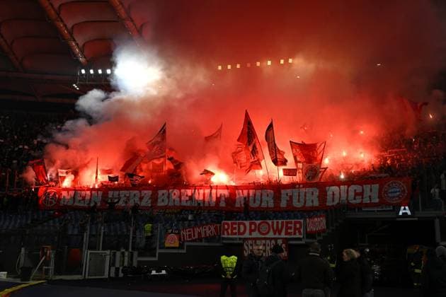 Db Roma 14 02 2024 - Champions League Lazio-Bayern Monaco foto Daniele Buffa Image Nella foto: tifosi Bayern Monaco 
