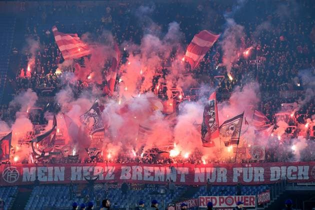 As Roma 14 02 2024 - Champions League Lazio-Bayern Monaco foto Antonello Sammarco Image Nella foto: tifosi Bayern Monaco 