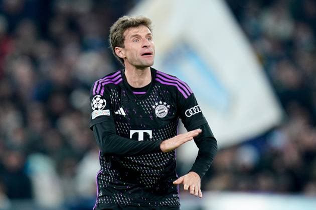 Lazio v FC Bayern Munich - UEFA Champions League Thomas Muller of FC Bayern Munich h during the UEFA Champions League Round of 16 match between SS Lazio v FC Bayern Munich at Stadio Olimpico Roma on February 14, 2024 in Rome, Italy. Rome Stadio Olimpico Rome Italy Copyright: xGiuseppexMaffiax UCL_Lazio-BayernMunich_GM_140224_LIA8762