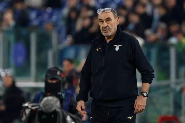 14th February 2024, Stadio Olimpico, Rome, Italy; Champions League Football, Round of 16, First Leg; Lazio versus Bayern Munich; Maurizio Sarri, Lazio coach  ActionPlus12608960 NaFoto